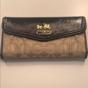 Gold Coach Wallet